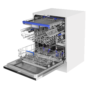 Посудомоечная машина с турбосушкой и лучом на полу HOMSair DW67M