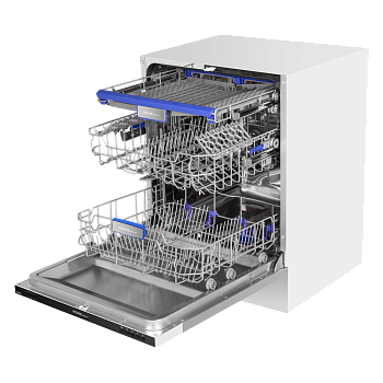 Посудомоечная машина с турбосушкой и лучом на полу HOMSair DW67M