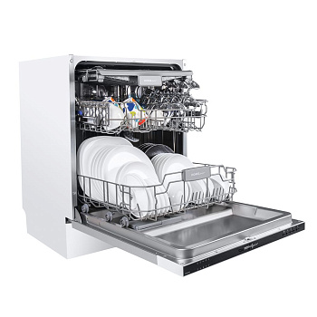 Посудомоечная машина с турбосушкой и лучом на полу HOMSair DW67M